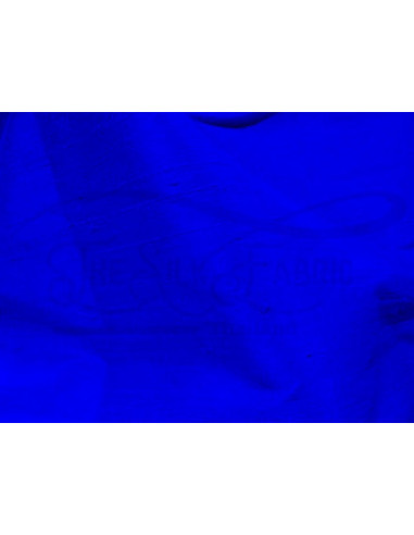 Blue D003 Silk Dupioni Fabric