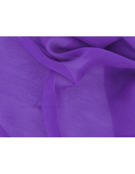Royal purple C106  Silk Chiffon Fabric